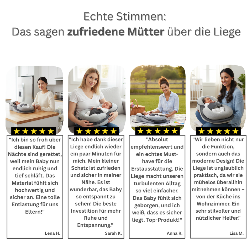 Schlafschutz für dein Baby | Ergonomisches Anti-Reflux Kissen