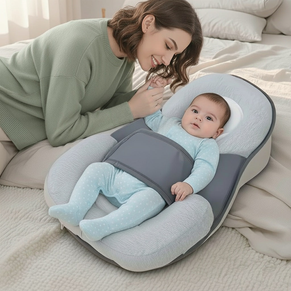 Schlafschutz für dein Baby | Ergonomisches Anti-Reflux Kissen